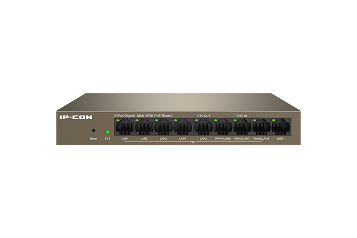 IP-COM M20-8G-PoE  v2.0 9口全千兆PoE路由器