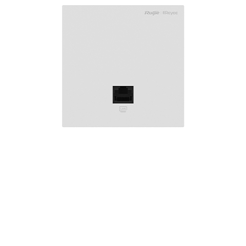 锐捷（Ruijie）睿易 无线AP面板RG-EAP102(E) 薄款千兆双频1167M 企业级全屋wifi路由器 大户型别墅酒店 86入墙式超薄款(支持六色彩壳) 