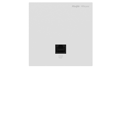 锐捷（Ruijie）睿易 WiFi6无线AP面板RG-EAP162(G)V2千兆双频1800M 企业级全屋wifi路由器大户型别墅酒店 86超薄款